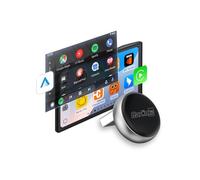 CarlinKit Adaptador inalámbrico MINI-Ultra 3 - Convierte CarPlay/Android Auto con cable a inalámbrico, Plug and Play, USB/Tipo C, actualización OTA