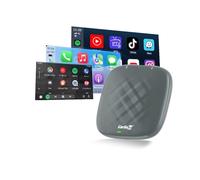 CarlinKit Aibox-Plus - Adaptador Android 13.0, sistema independiente 8+128G, CarPlay inalámbrico y Android Auto, caja multimedia 3 en 1 para coches con CarPlay con cable
