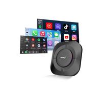 CarlinKit Aibox-Plus Android 13.0 Adaptador 8+128GB Autónomo Wireless CarPlay y Android Auto Caja Multimedia 3 en 1 para Coche con Cable CarPlay