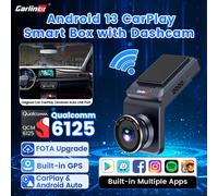 CarlinKit Android 13 CarPlay Ai Box Qualcomm 8 núcleos 128GB para Netflix Play Store GPS inalámbrico Android Auto Smart CarPlay Ai Box EAU Tbox AR 4GB 64GB