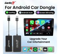 Carlinkit inalámbrico CarPlay Android Auto Dongle inalámbrico pantalla con cable espejo para sistema Wired CCPM