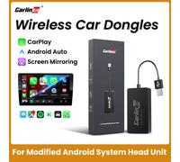 Carlinkit inalámbrico CarPlay Android Auto Dongle inalámbrico pantalla con cable espejo para sistema Wireless CCPA