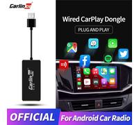 Carlinkit Dongle Carplay con cable Android Auto Carplay Smart Link adaptador Dongle USB para reproductor multimedia de navegación Android Mirrorlink Wired Black MINI
