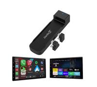 Carlinkit FireDrive Link Pro - Adaptador Fire TV a CarPlay, convierte CarPlay con cable a HDMI, compatible con CarPlay inalámbrico y Android Auto, conserva los controles y micrófono OEM, Plug & Play