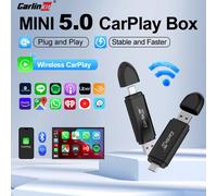 CarlinKit MINI 5 Dongle CarPlay inalámbrico caja CarPlay inteligente con cable a USB inalámbrico adaptador de reproducción de coche WiFi Bluetooth conexión automática CarlinKit Mini 5 Pro