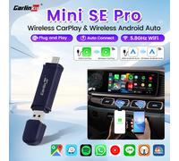 CarlinKit MINI SE Pro adaptador inalámbrico inteligente inalámbrico CarPlay Android Auto USB Dongle WiFi Bluetooth conexión automática actualización OTA MINI SE Pro