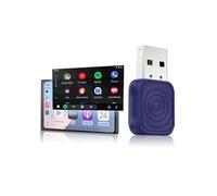 Carlinkit Mini Ultra Wireless CarPlay & Android Auto Adapter - Dongle Plug & Play para iPhone y Android, Convierte de cableado a inalámbrico, USB-A/USB-C, compatible con autos OEM cableados