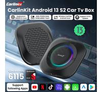 Carlinkit S2 SM6115 Android 13 Tv Box 8 Core Carplay Android auto soporte inalámbrico Youtube Netfilx IPTV Spotify Wifi bluetooth TBOX S2 4GB RAM 64GB ROM