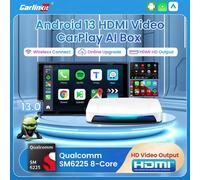CarlinKit de 128GB HDMI CarPlay Ai Box Android 13 inalámbrico CarPlay Android Auto salida de vídeo SM6225 JP UHD 8GB RAM 128GB ROM