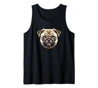 Carlino Perro Pug Design Ove Carlin Lindo Perro Carlino Camiseta sin Mangas
