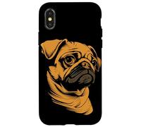 Carlino Perro Pug Design Ove Carlin Lindo Perro Carlino Carcasa para iPhone X/XS
