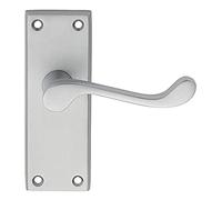 Carlisle Brass CBS55SC/BP Palanca de Desplazamiento Victoria en la Placa Trasera-Cierre, Cromo Satinado, 120 x 40 mm