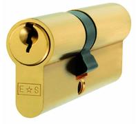 Carlisle Latón cye71260np economía Doble Euro Cilindro 60 mm, níquel, Color Plateado