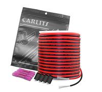 CARLITS 30m 22AWG Cable de Extensión Cable de Alambre Trenzado Cobre Estañado 2x0.3mm² Calibre 22 Conexión Cable Eléctrico 12V 24V DC para Tiras de LED Color Unico 3528 5050 2835
