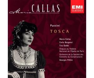 Carlo Bergonzi (Tenor), Maria Callas (Soprano), Tito Gobbi (Baritone), Ugo Trama (Bass), - PUCCINI: Tosca - Highlights / Prêtre, Callas, Bergonzi, Gobbi, Orchestre de la Société du Conservatoire Paris