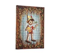 Carlo Collodi, Pinocchio (Fairy Tale Collection) Midi Lined Hardcover Journal (Elastic Band Closure)