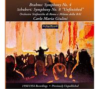 Carlo Maria Giulini - Brahms: Symphony No. 4; Schubert: Symphony No. 8 "Unfinished"