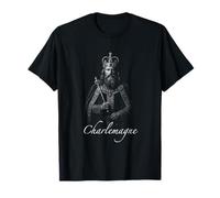 Carlomagno Emperador Medieval Rey De Los Francos Camiseta