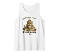 Carlomagno Padre de Europa Rey Medieval Camiseta sin Mangas