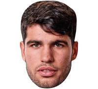 Carlos Alcaraz Garfia (Stubble) Big Head. Máscara más grande que la vida.