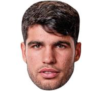 Carlos Alcaraz Garfia (Stubble) Mascaras de personajes famosos, caras de carton