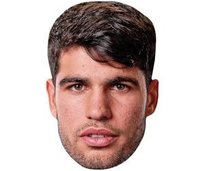 Carlos Alcaraz Garfia (Stubble) Mascaras de personajes famosos, caras de carton
