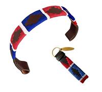 Carlos Diaz Frontalera Polo Gaucho Bordada y Encerada de Cuero Genuino de Diseñador (Caballo Cob 15 Pulgadas)