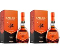 Carlos I Brandy D.O. Jerez Solera Gran Reserva | Más de 130 años de maestría | Elaboración artesanal | Envejecido a partir de la destilación de vino en botas de roble americano | 700 ml (Paquete de 2)