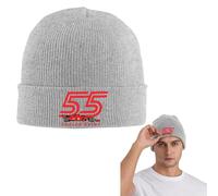 Carlos Sainz Jr F1 Gráfica Gráfica Cálida de Punto Sombrero de Hip Hop Gorro de Topo Otoño Invierno Sombreros de Exterior para Hombres, Mujeres Adultos
