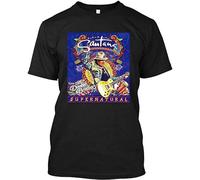 Carlos Supernatural Santana Tour 2019 anteve - Camiseta para hombre, Negro, XL