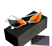 CARLOUMERN Doflamingo - Gafas de sol de una pieza de anime para cosplay, 100% anti UV, diseño de arco, rojo, 10