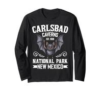 Carlsbad Caverns National Park Bat México Travel Souvenir Manga Larga