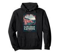 Carlsbad Caverns National Park Vintage Camping Hombres Mujeres Sudadera con Capucha