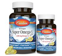 Carlson Labs Noruega Super Omega-3 Gemas, 1200Mg 100 Unidades 265 g