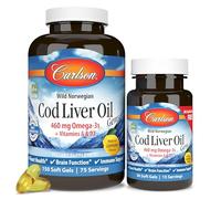 Carlson Labs Salvaje Noruega Aceite de Hígado de Gemas, 460 Mg, 150 + 30 Unidades