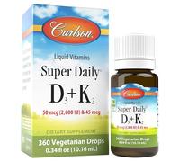 Carlson Labs Super Daily D3 + K2, 2000 IU - 10 ml.