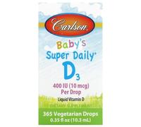 Carlson Labs Super Daily D3 Para Bebé 400 UI - 10,3 ml