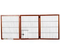 Carlson Pet Products Puerta para Mascotas, Madera de Pino, marrón, 28" x 62"