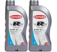 Carlube Triple R 15W-40 Aceite mineral para motor de automóvil, 1 L (Paquete de 2)