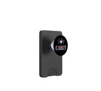 Carly Gift Heart Rainbow Acuarela Amor Corazón Nombre Carly PopSockets PopWallet para MagSafe