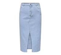 CARMAKOMA Carsiri Front Slit DNM Gua Noos Midi Skirt Mujer, Mezclilla De Color Azul Claro, 44
