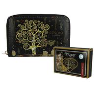 Carmani - Bolso pequeño para mujer con árbol de la vida de Gustav Klimt, multicolor, Clásico