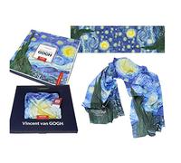 CARMANI - Bufanda de cuello de moda para mujer con Vincent Van Gogh, la noche estrellada