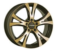 Carmani CA96516J45CGOP Bolt Circle 5.00 x 114.30 Offset 45 Hub Centering 72.60 Design 9 Compete, Gold Polish