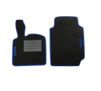 Carmats Compatible con alfombrillas Smart Fortwo (450-451) de moqueta con borde antideslizante, talonera de goma