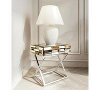 CARME Mesa Auxiliar Knightsbridge, Oro Rosa, 60 x 40 x 54.5 cm