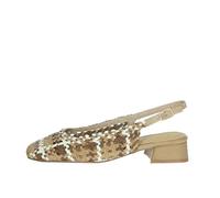 CARMELA 162185, Zapatos Planos Mary Jane Mujer, Beige, 37 EU