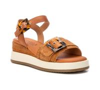 CARMELA 162227, Sandalia cuña Mujer, Camel, 36 EU