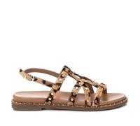 CARMELA 162392, Sandalia Plana Mujer, Leopardo, 40 EU