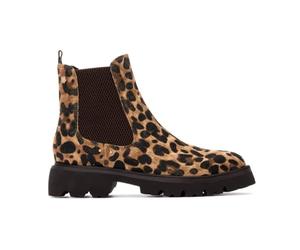 CARMELA 162546, Botín Estilo Chelsea Mujer, Leopardo, 36 EU